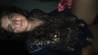 Thick XXX cock is in Desi wife's hungry mouth in first-person video