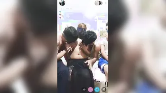 Desi slut and several Hindi fuckers in hot homemade group XXX porn