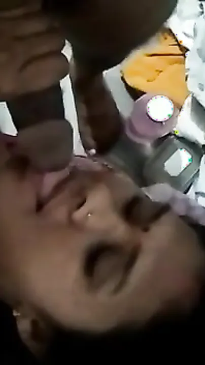 Desi wife desperately sucks husband's XXX tool waiting for sperm