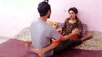 Dehati teen Desi girl has the mouth drilled by her XXX boyfriend