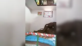 Horny Desi MILF has XXX sex with the mustachioed man in her bedroom