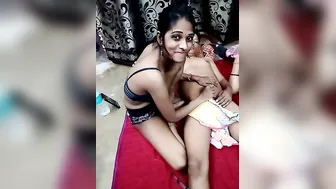 Village XXX sluts are carnal on live camera for money Desi men pay