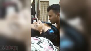 Amateur Desi chick is kissed on camera of her cuckold XXX husband