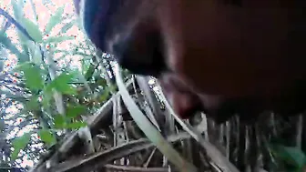 Desi girl has XXX openings fucked by boyfriend on camera in the field