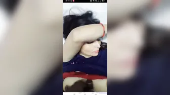 Sleepy Desi XXX girl jerks off her husband’s cock with boobs MMS