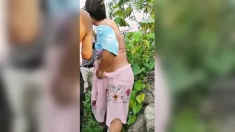 Assamese Desi XXX wife caught fucking with her husband outdoors MMS