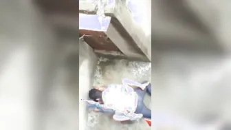 Nude Indian XXX girl gets hard fucked on a rooftop on cam MMS