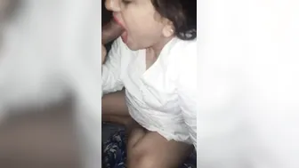Paki Desi XXX girlfriend gives blowjob to her horny boyfriend MMS