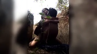 Kannada Desi XXX couple have romantic outdoor sex MMS