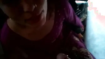 Desi XXX wife making her husband’s dick ready for fucking MMS