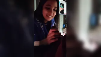 Cute Bangladesi Desi XXX girl gives blowjob to her elder brother MMS