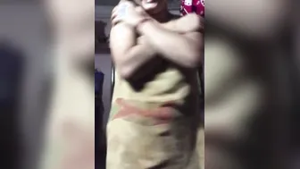 Mature village Desi wife showing her boobs and pussy XXX