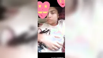 Young Desi XXX girl showing her sweet boobs on cam to her lover