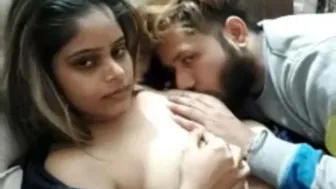 Indian happy XXX couple have romantic sex on live cam MMS