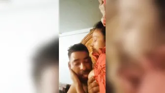 Bangladeshi Desi XXX wife gets her boobs sucked by her neighbour MMS