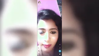 Desi gal with pretty face shows off her awesome XXX tits on cam