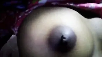 Hot Muslim Desi girl teases with her perky XXX breasts for the cam