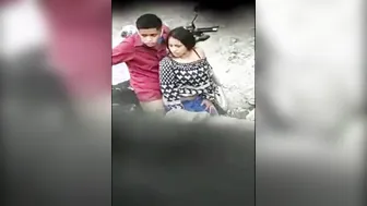 Desi Tamil girl enjoying sex with BF first time has been caught on cam