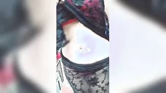 Desi porn model with a medical mask dances all nude for XXX movie