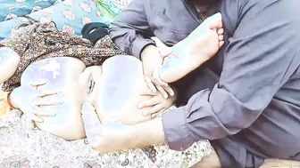 Stepdad sticks dildo into young Desi chick's both ass and XXX pussy