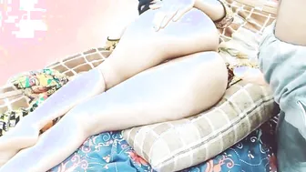 Desi uncle uses XXX strap-on to fuck his Pakistani niece on the bed