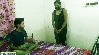 Desi room service girl can't resist the guy's XXX desire to fuck her