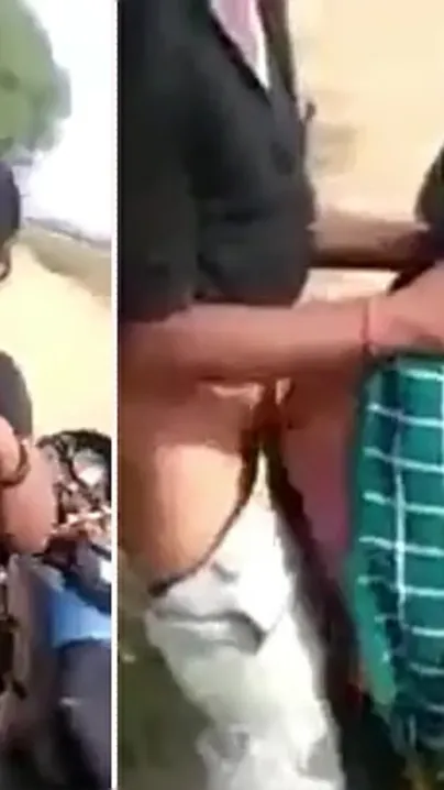 Teen caught having outdoor fun with lover near motorcycle in Desi mms clip