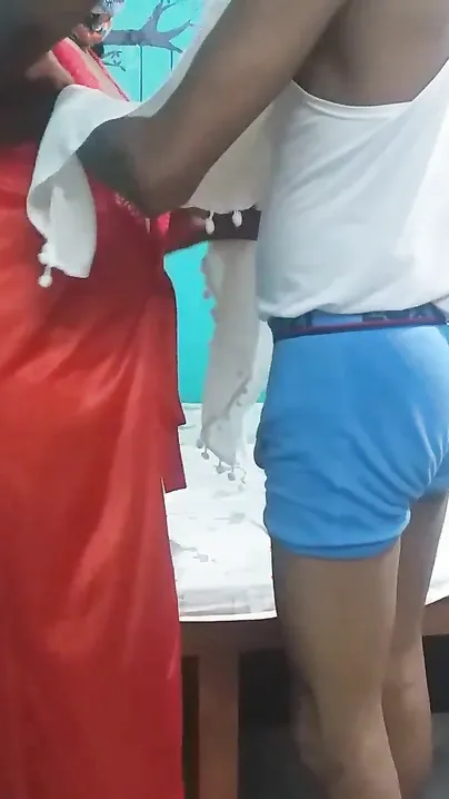 Desi hubby and wife hide their faces when having XXX sex for camera