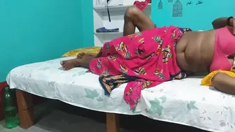 Swanky Desi mom hikes up bright dress to take hubby's XXX boner