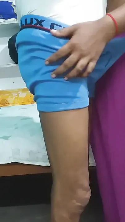 Husband thrusts XXX pecker into Desi wife's twat after stripping her