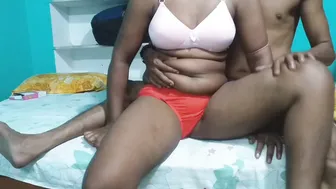 Frolic Desi plumper enjoys when husband plays with her XXX breasts