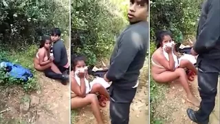 Lovers caught outdor in park caught by teacher, leaked Desi mms ...