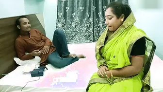 Indian wife need money for husband treatment, forced fuck with boss Hindi audio