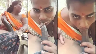 New desi MMS, Indian aunty giving blowjob village boy for money ...
