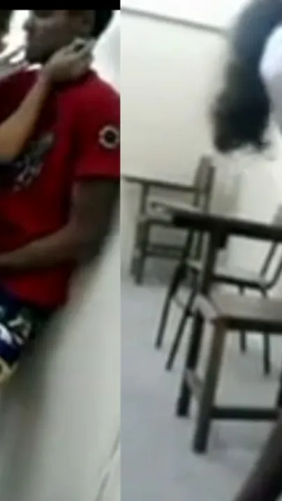 College babe got into pants her BF, while school teacher away, Desi mms scandal
