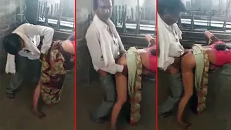 Chowkidar fucks naughty school teacher In closed classroom, Desi mms scandal