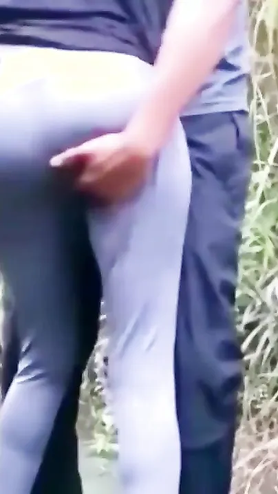 Cute girl with bf caught in jungle illicit taboo sex outdoors. Leaks Desi mms