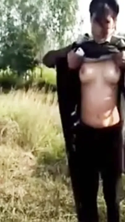 Lewd school girl pussy flash walk in public outdoor In park. Desi hot mms