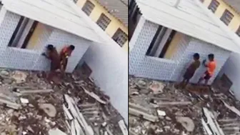 Unsatisfied aunty is caught fucking outdoor with brother of hubby,  leaked Desi mms