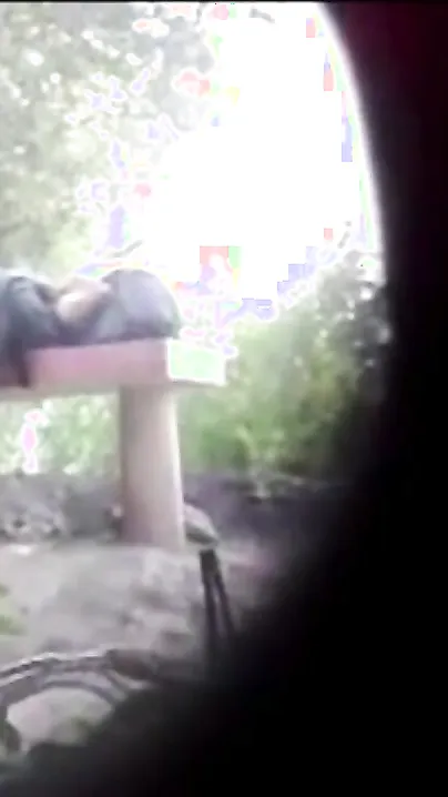 Kinky school girl fucked with BF outdoor bench In park. Desi voyeur сaught on mms