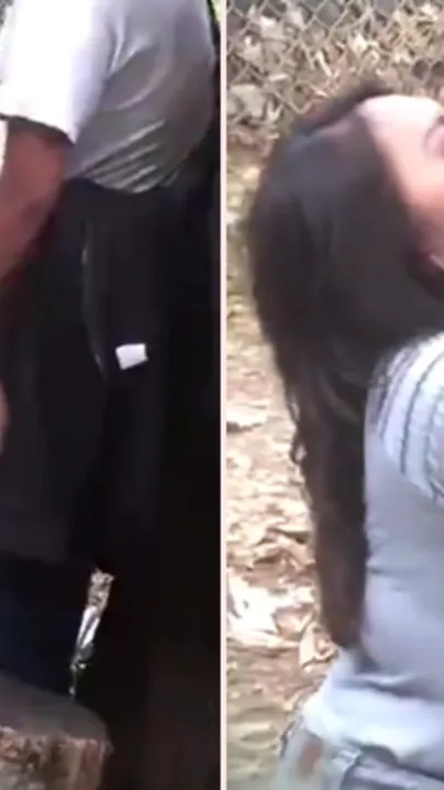 Young Indian college girl giving blowjob to uncle outdoor, new Desi viral mms