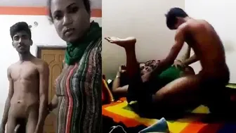 Indian aunty nude sex with neighbor young guy, Desi mms full sex video