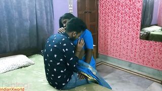 Kinky hot sex with Tamil girl bhabhi while her husband is outside, Desi XXX