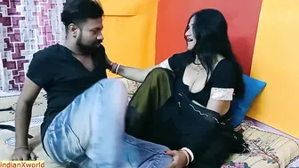 Desi Wife Getting Drilled By Dildo And His Hard Member