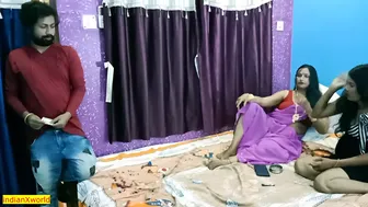 Young Girl Having Her First Threesome Caught On Webcam Hd