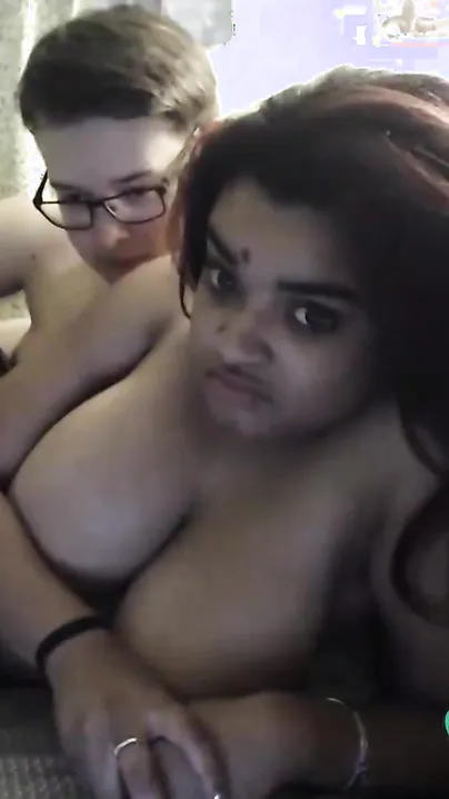 Lewd huge boobs Indian wife fucked by a young servant boy