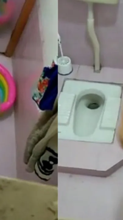 Hidden cam while bathing caught Paki girl. Scandal Desi XXX video