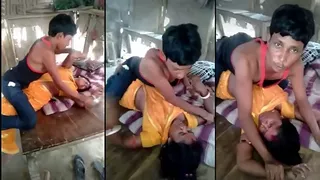 Desi aunty gets violated by nephew as revenge for being and  