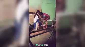 Desi MMS sex leaked - teacher fuck coed In the warehouse for good grades