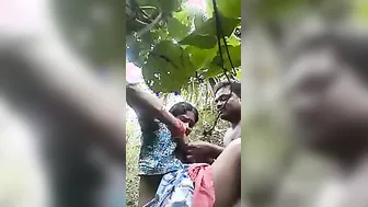 Village Wife Fucking Her Neighbor Outdoors Behind The Barn